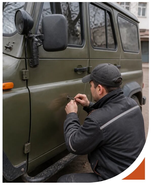 Профессиональное вскрытие автомобиля УАЗ без повреждений в Ставрополе